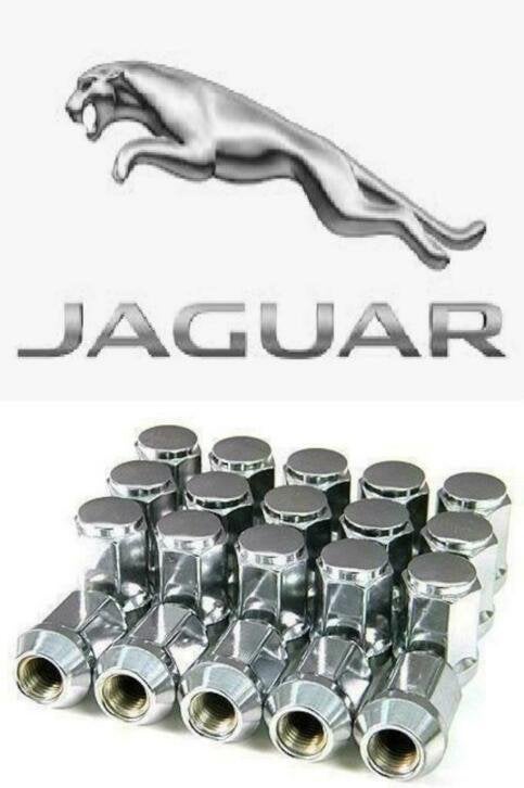 Set wielmoeren moeren Jaguar S-Type Sovereign X-Type XF XJ, Auto diversen, Ophalen of Verzenden, Nieuw