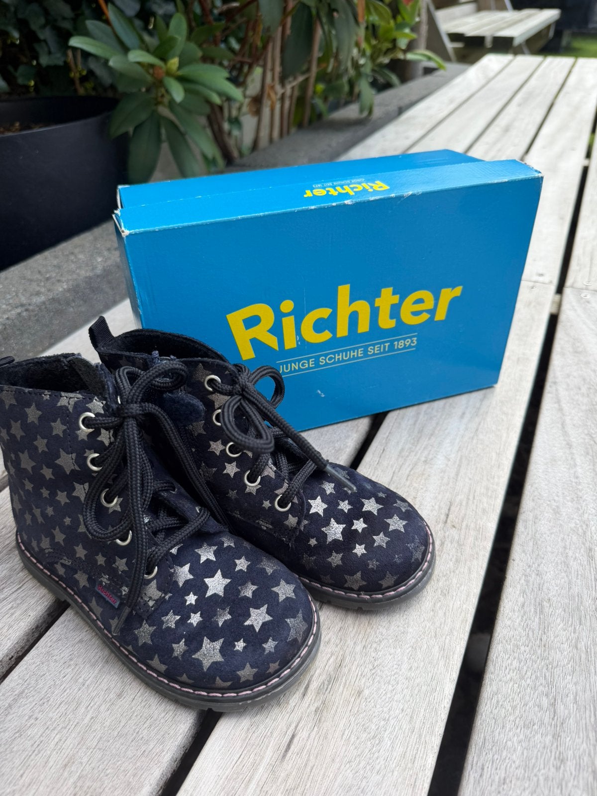 Enkellaarsjes Richter leer as nieuw, Ophalen of Verzenden, Zo goed als nieuw, Laarzen