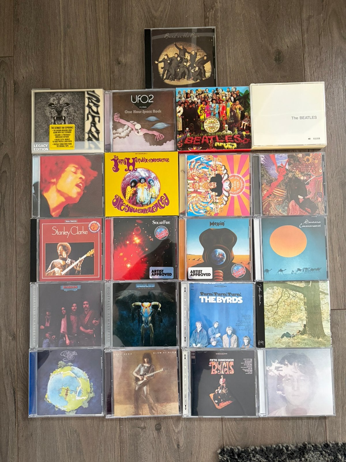 Beatles Hendrix Eagles Santana Yes Lennon en meer, Ophalen of Verzenden, Zo goed als nieuw, Poprock
