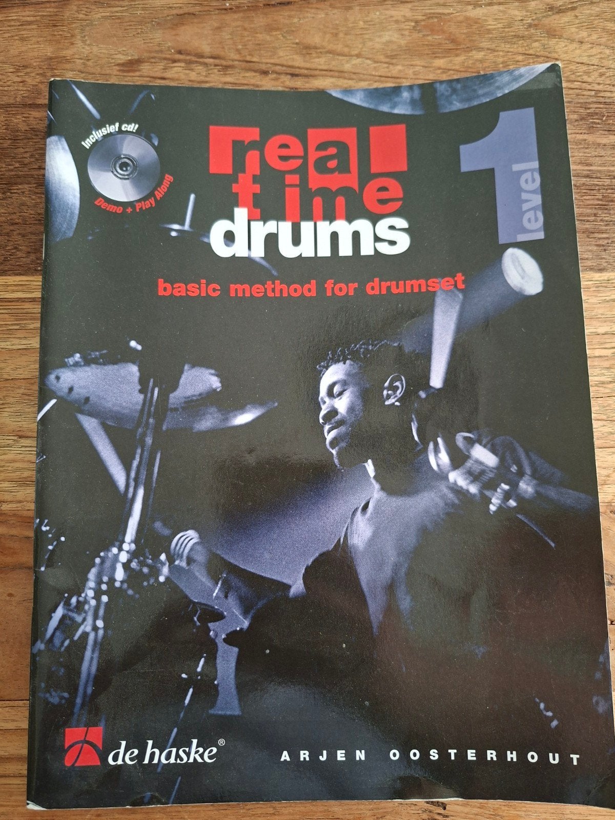 Real Time Drums Level 1 - Basiscursus drumstel met CD, Gebruikt, Overige genres, Drums of Percussie, Les of Cursus
