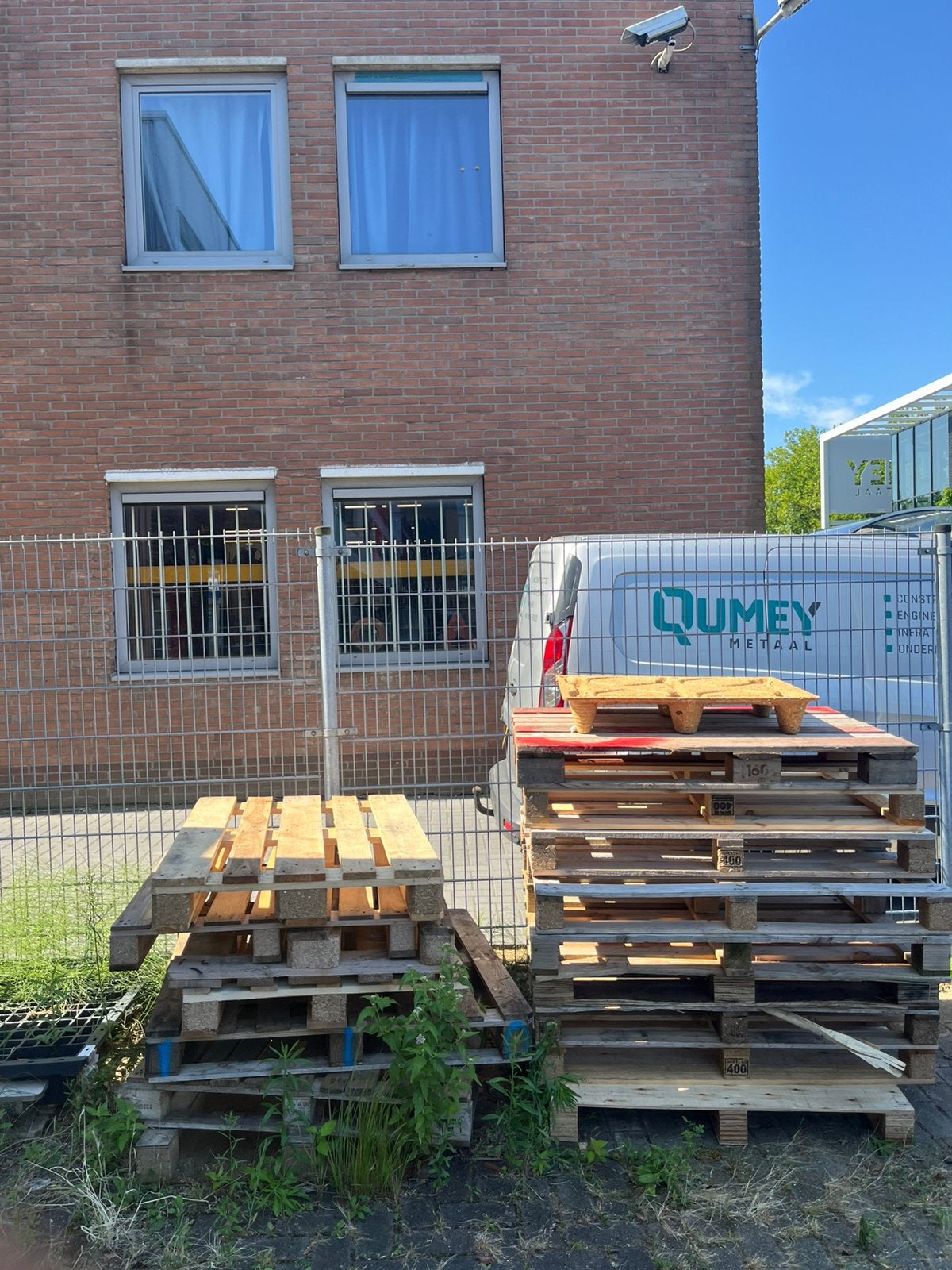 wegwerp pallets gratis, Tuin en Terras, Haardhout, Minder dan 3 m³, Ophalen