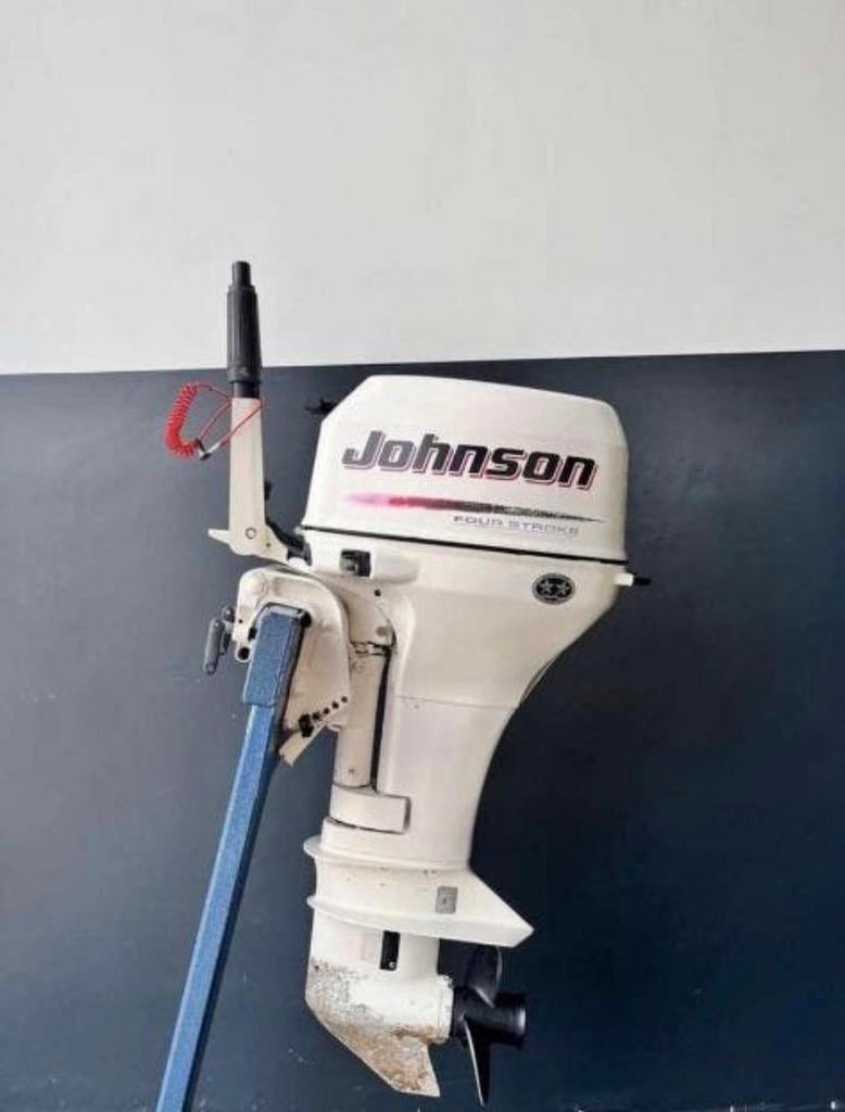 Mooie goede Johnson 8pk kortstaart te koop, Ophalen, Zo goed als nieuw, Benzine, 5 tot 10 pk