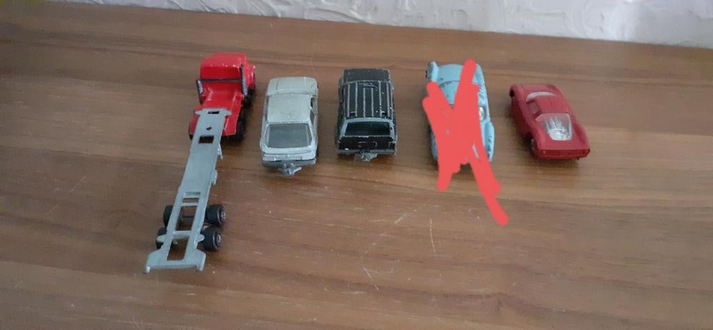 Tekno, Majorette en een Husky vintage autos, Ophalen of Verzenden, Auto