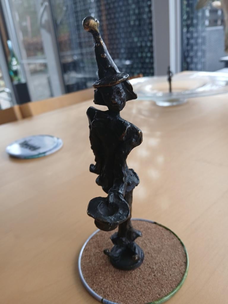 Cliniclown brons Corry Ammerlaan, Antiek en Kunst, Kunst | Beelden en Houtsnijwerken, Ophalen of Verzenden