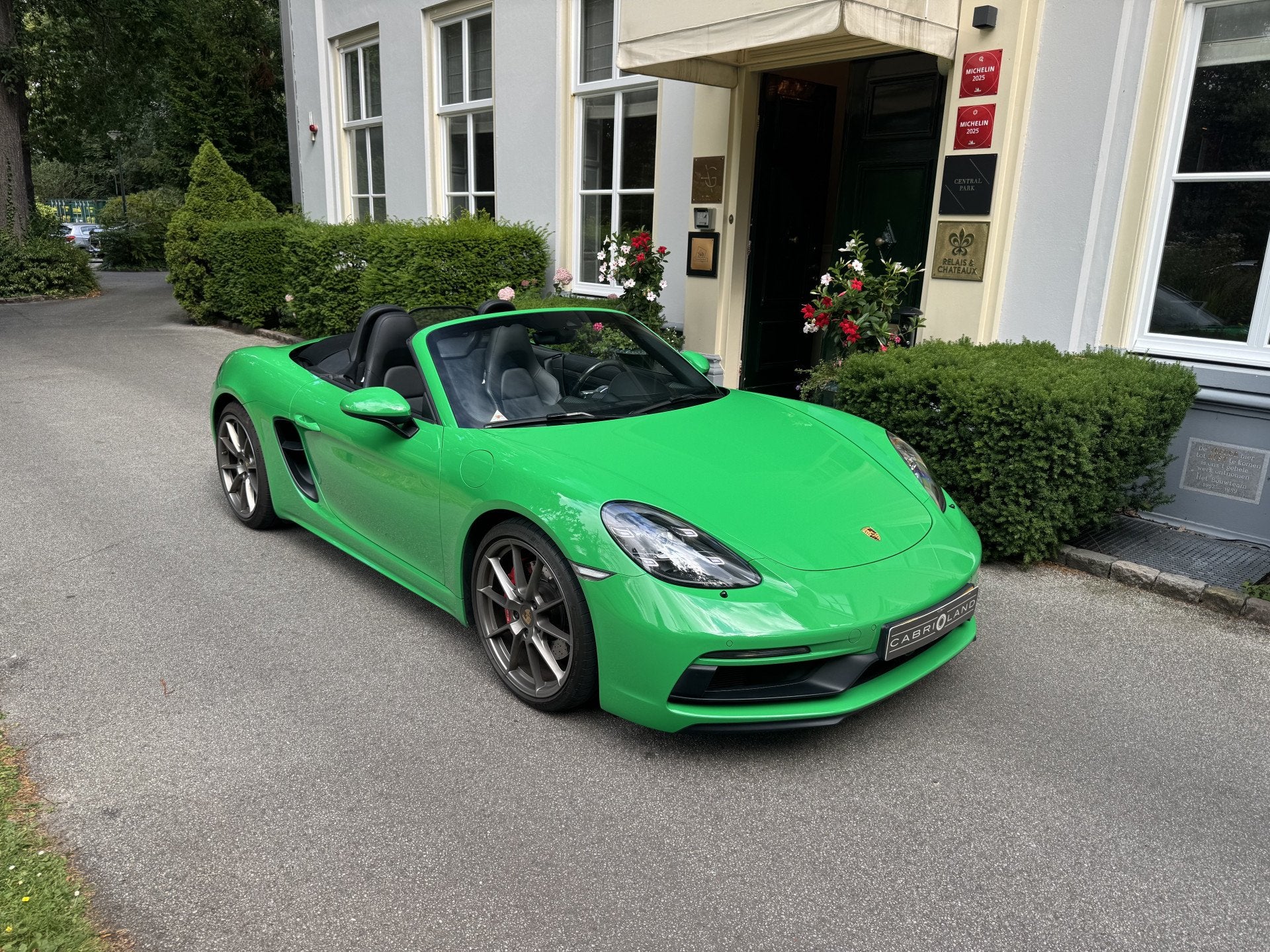 Porsche 718 Boxster GTS 4.0, Carbon, Sport chrono (bj 2021), Auto's, Automaat, Achterwielaandrijving, Gebruikt, 1435 kg
