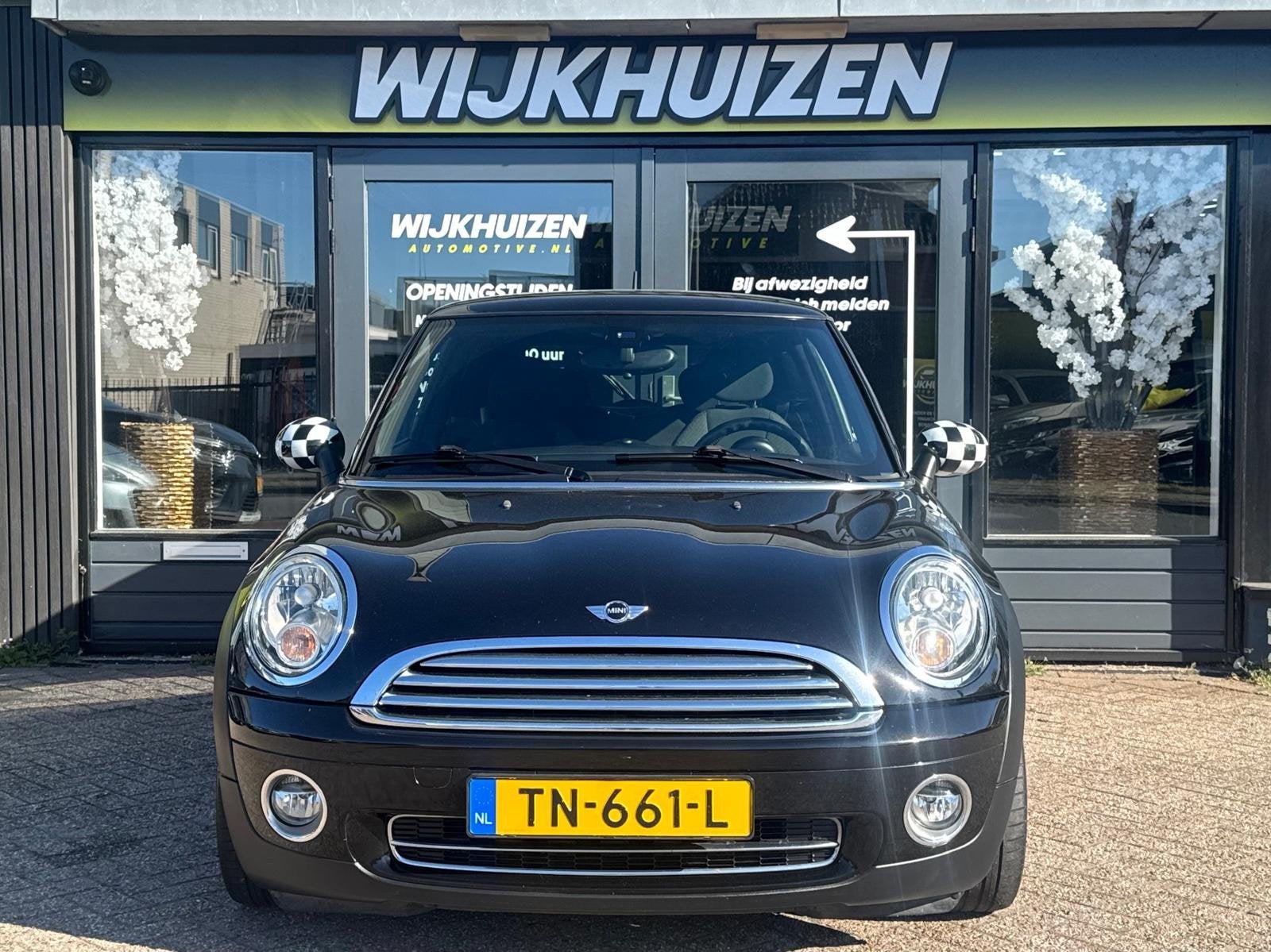 Mini Mini 1.6 Cooper Black Edition met Airco ! 18 Inch ! Nap, Voorwielaandrijving, Stof, Gebruikt, Zwart
