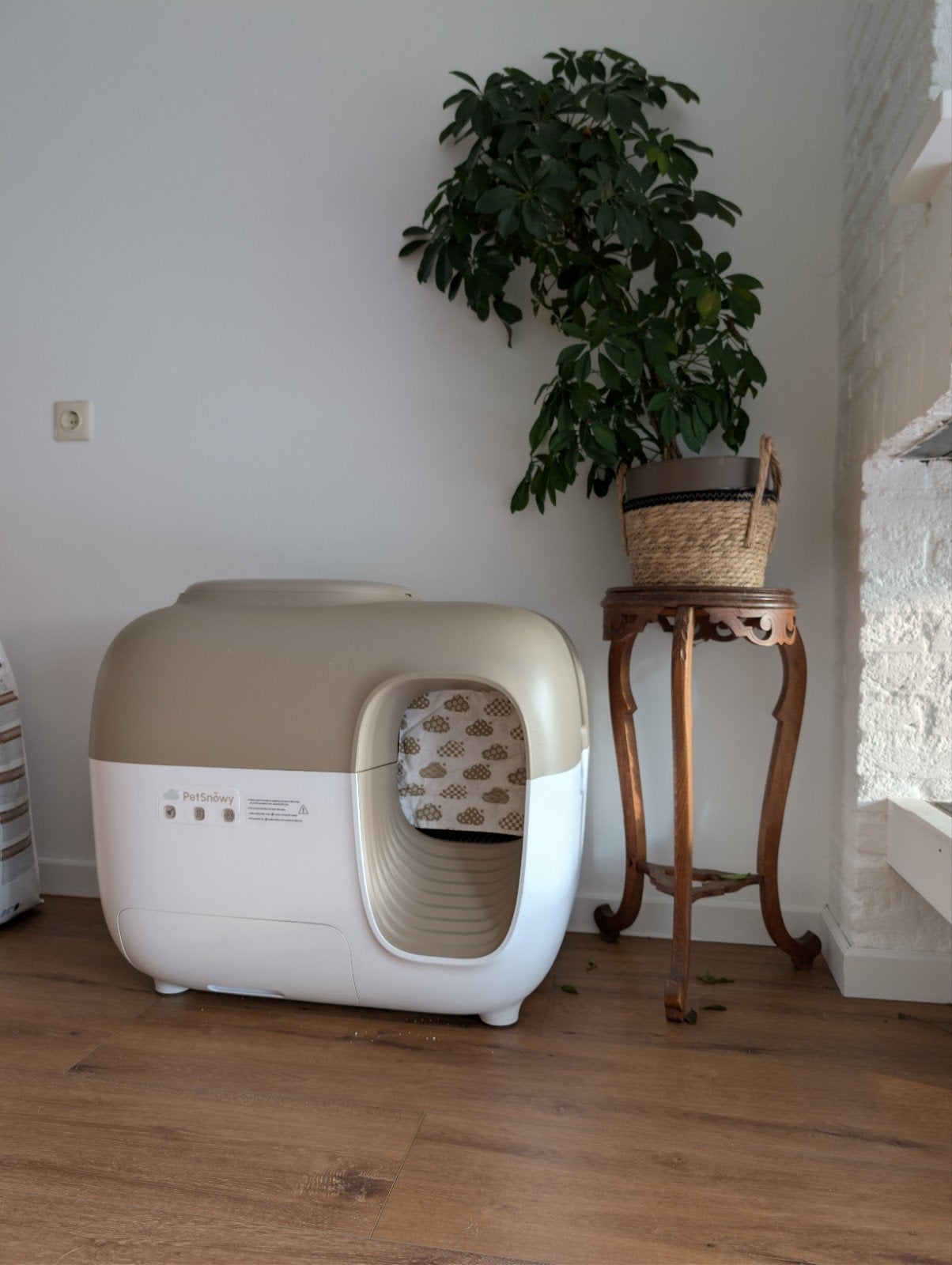 Pet Snowy Automatische Kattenbak, Ophalen, Zelfreinigend, Zo goed als nieuw, Gesloten
