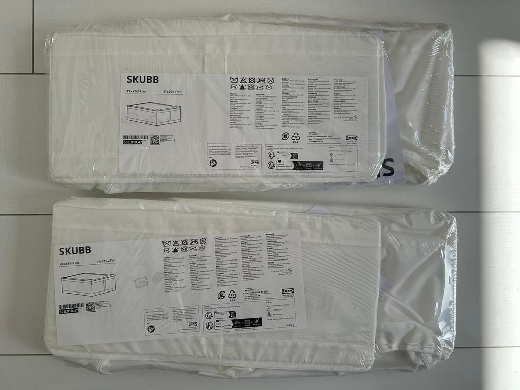 SKUBB Opbergtassen IKEA, Huis en Inrichting, Ophalen of Verzenden, Nieuw, Eenpersoons
