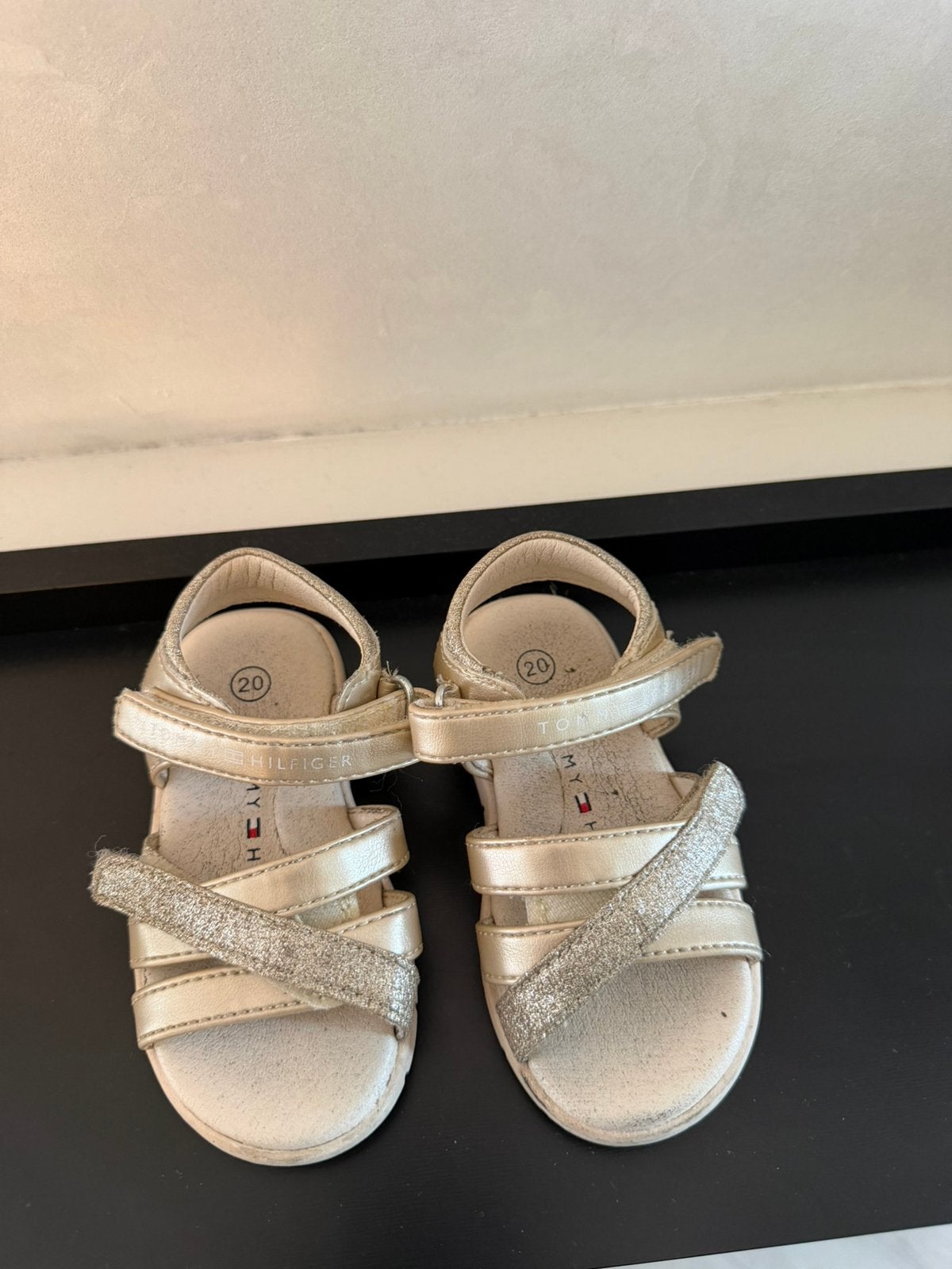 Tommy Hilfiger sandalen maat 20 gebruikt, Gebruikt, Meisje, Overige typen, Ophalen of Verzenden