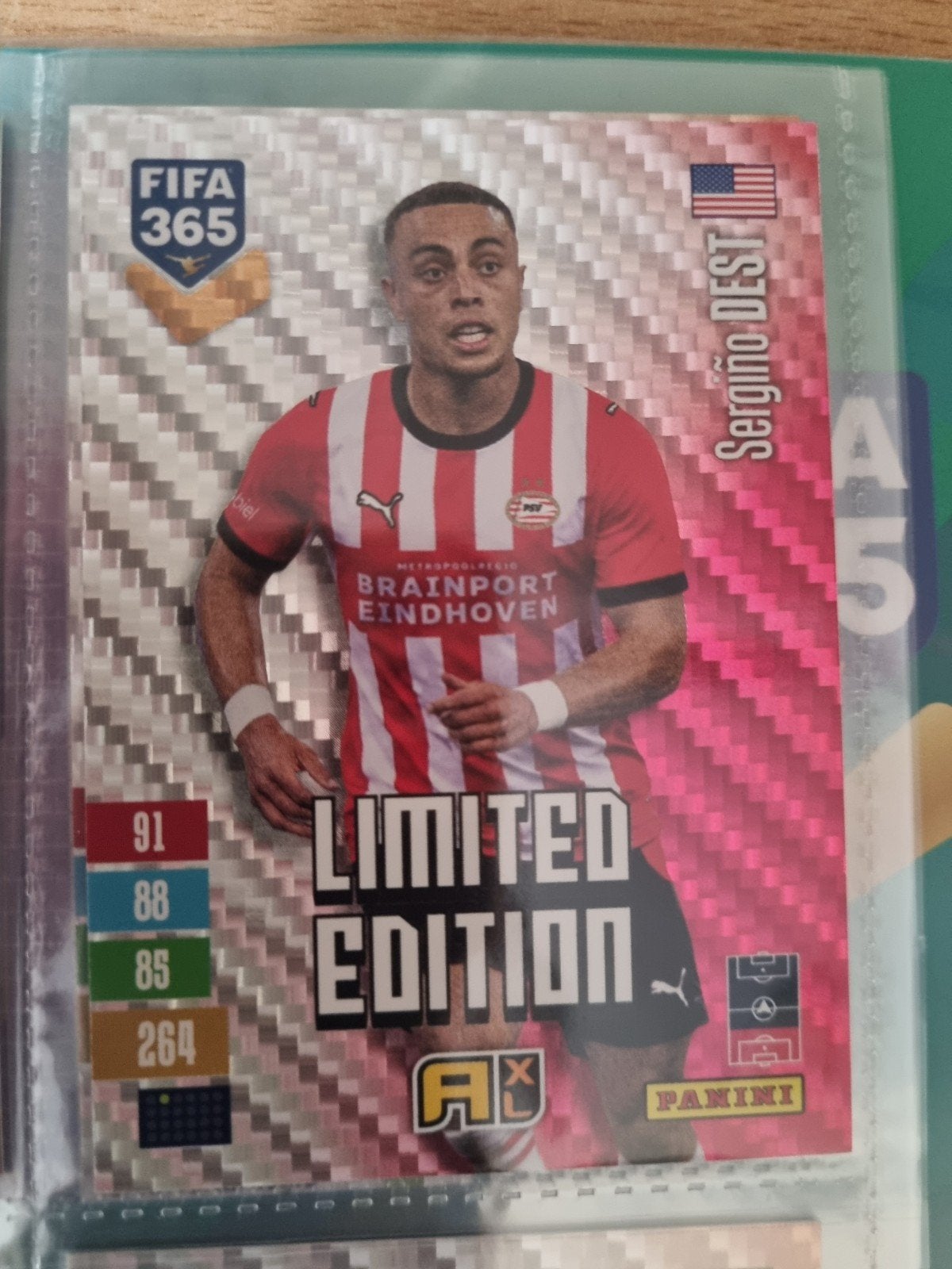 Panini Adrenalyn xl Fifa 365 2027 Limited PSV Dest, Ophalen of Verzenden, Zo goed als nieuw, Plaatje