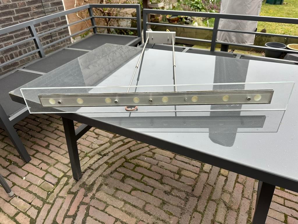 Steinhauer Design Hanglamp - Verstelbaar, Glas & RVS 7592ST, Ophalen, Zo goed als nieuw, Glas, 75 cm of meer