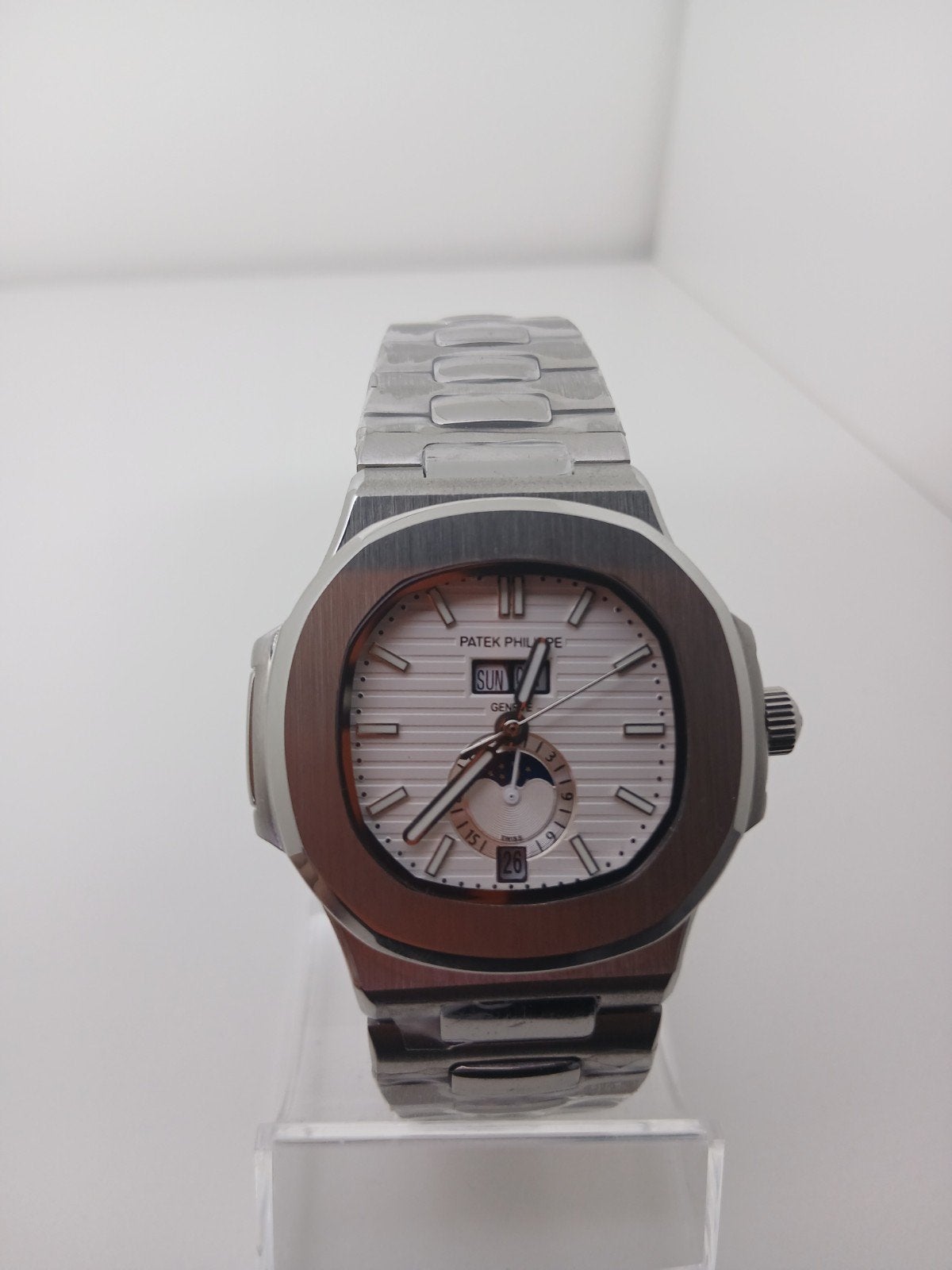 Patek Phillip Nautilus, Ophalen of Verzenden, Staal, Overige merken, 1960 of later