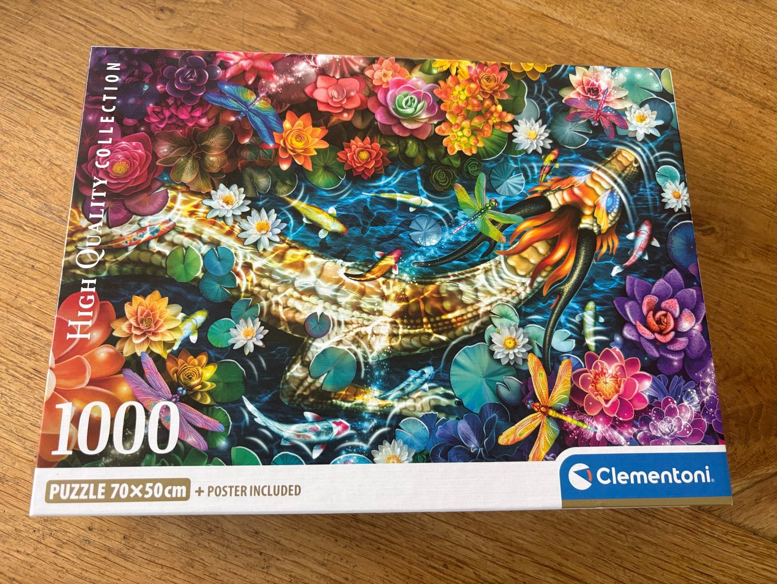 Clementoni Koi River Legpuzzel 1000 stukjes, Ophalen of Verzenden, 500 t/m 1500 stukjes, Zo goed als nieuw, Legpuzzel