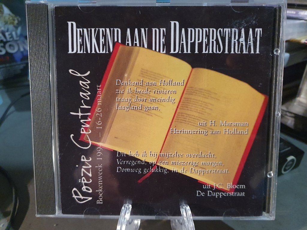 Denkend aan de Dapperstraat - gezongen gedichten, Ophalen, Zo goed als nieuw, Levenslied of Smartlap