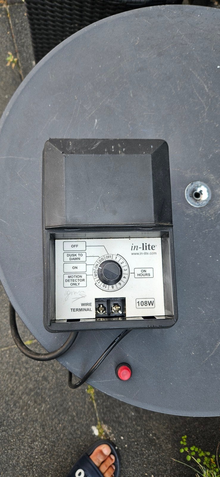 In-lite 108W Transformator met lichtsensor en timer, Ophalen