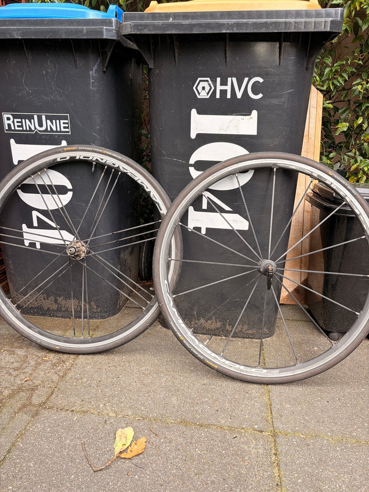 Campagnolo Eurus wielset met 4 season banden, Gebruikt, Aluminium, Racefiets, Ophalen