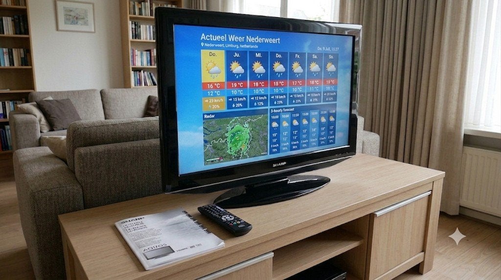 Sharp LCD TV 37 inch - Perfect voor elke woonkamer, Audio, Tv en Foto, Televisies, Ophalen, 50 Hz, Zo goed als nieuw, Sharp