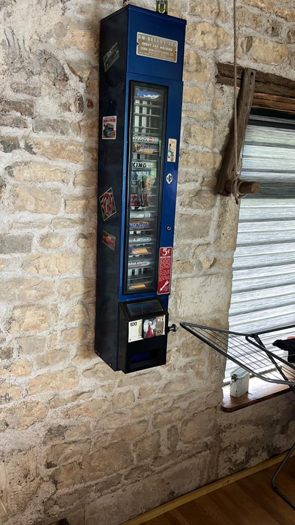 U.-Select-It. Candybar machine. Jaren 35-50 vorige eeuw, Ophalen, Gebruikt