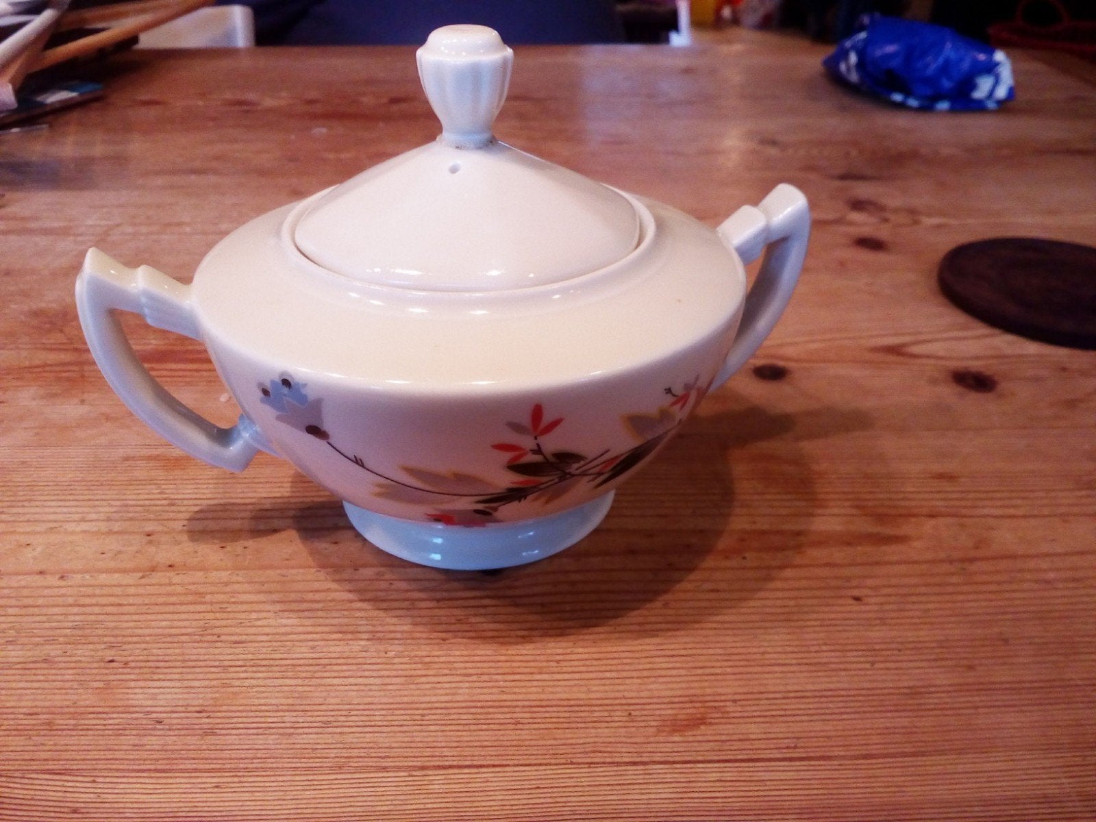 Mooie oude suiker pot, Ophalen