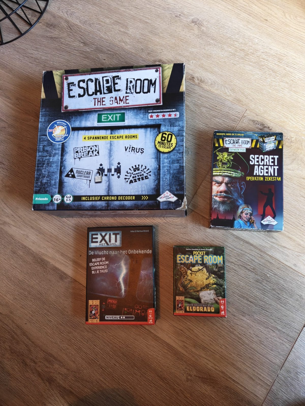 Escape spellen, Hobby en Vrije tijd, Ophalen, Gebruikt