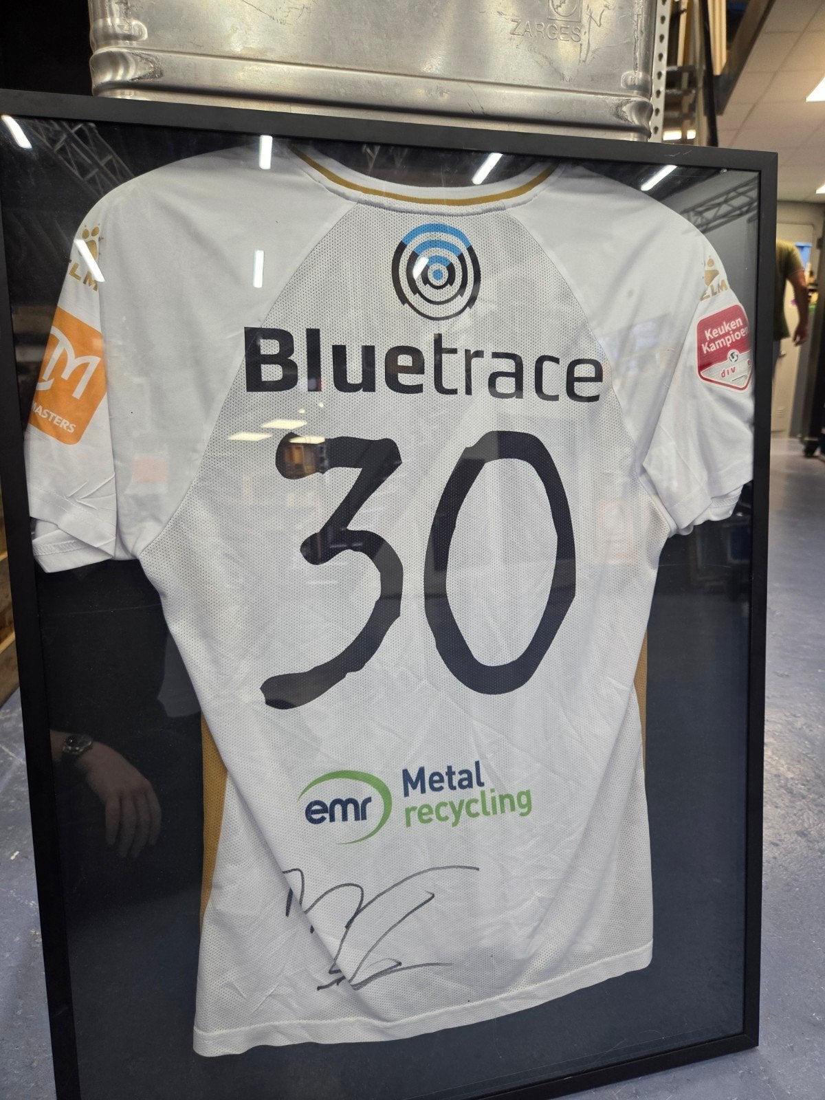 Gesigneerd voetbalshirt Telstar 2016/2017 - Bluetrace 30, Ophalen, Zo goed als nieuw, Shirt