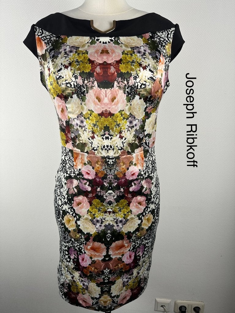 Joseph Ribkoff Jurk  (mt: 42) 21,4/177, Kleding | Dames, Jurken, Zo goed als nieuw, Maat 42/44 (L), Zwart, Knielengte, Ophalen of Verzenden