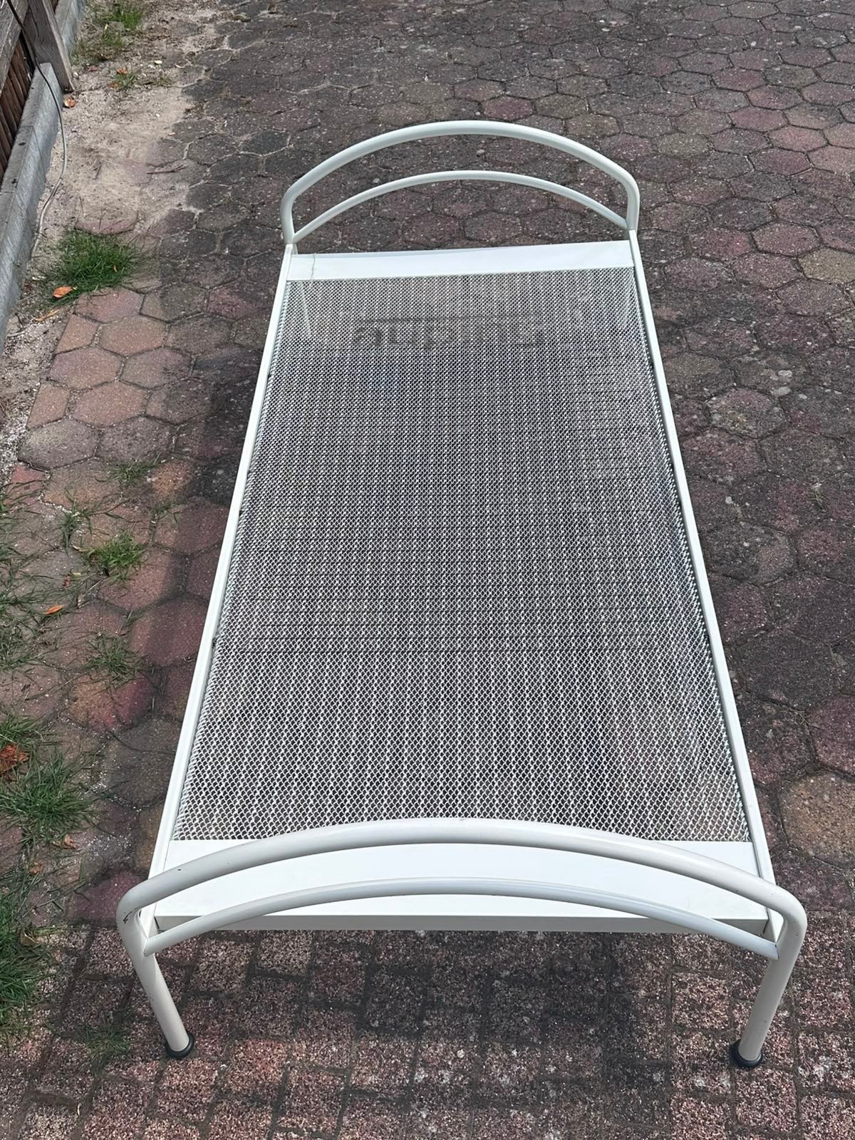 Vintage Auping bed wit metalen logeerbed, Ophalen, Nvt, Nvt, Nvt