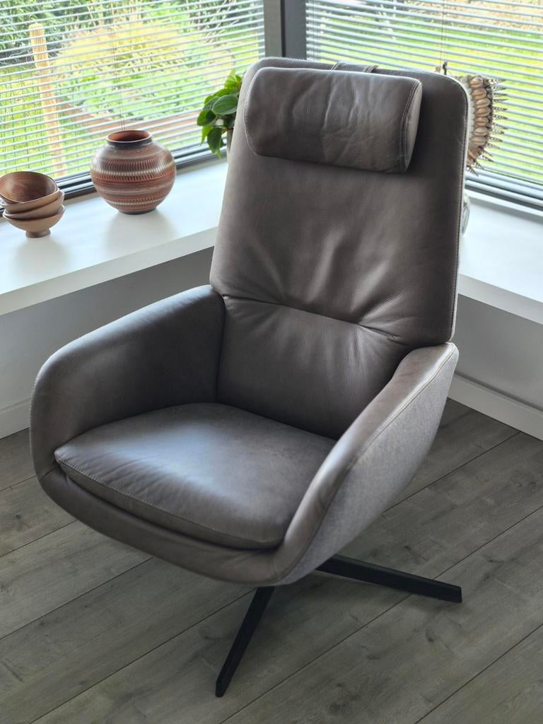 Luxe Montel Draaifauteuil met Verstelbare Rug, Ophalen, Minder dan 75 cm, Onbekend, Vesta Groningen