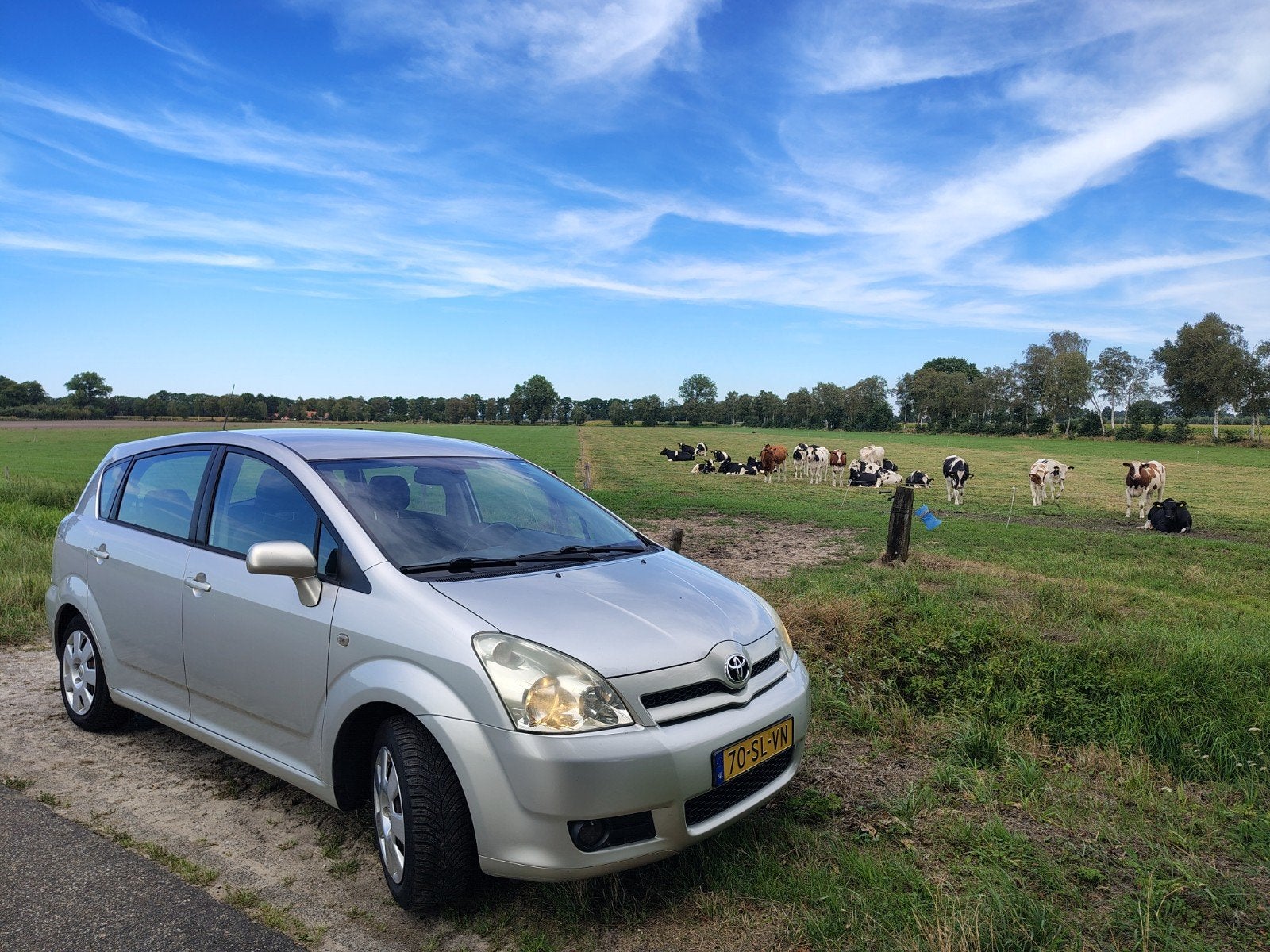 Toyota Corolla Verso 1.8 Vvt-i Linea SOL 5P 2006 Grijs, Auto's, 1330 kg, 4 cilinders, 129 pk, Origineel Nederlands