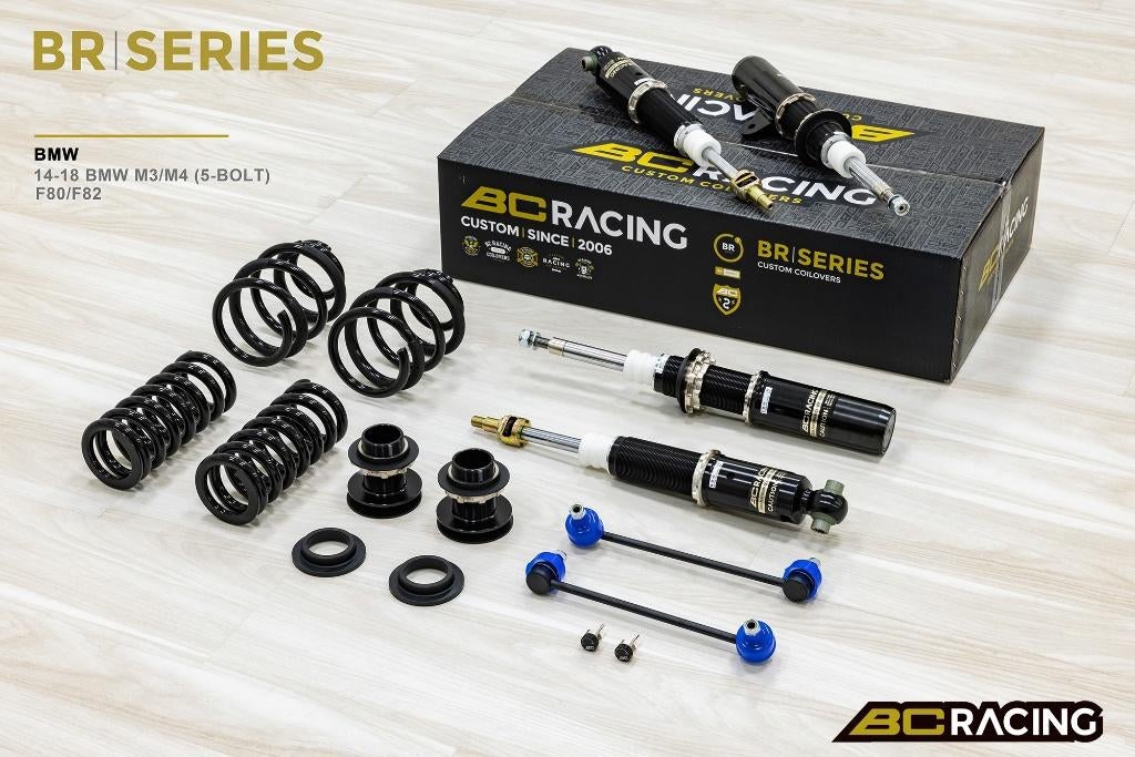 BC Racing schroefset verlaging - BMW M3 M4 F80 F82 14-18, Auto diversen, Tuning en Styling, Ophalen of Verzenden