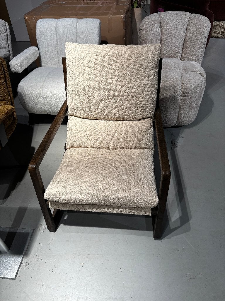 Fauteuil, Huis en Inrichting, Fauteuils, Ophalen, Japandi, Nieuw, Stof