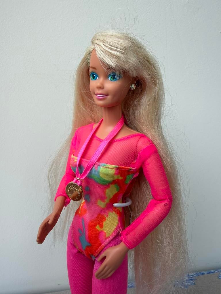 VINTAGE Gymnast Barbie 1993, Ophalen of Verzenden, Zo goed als nieuw