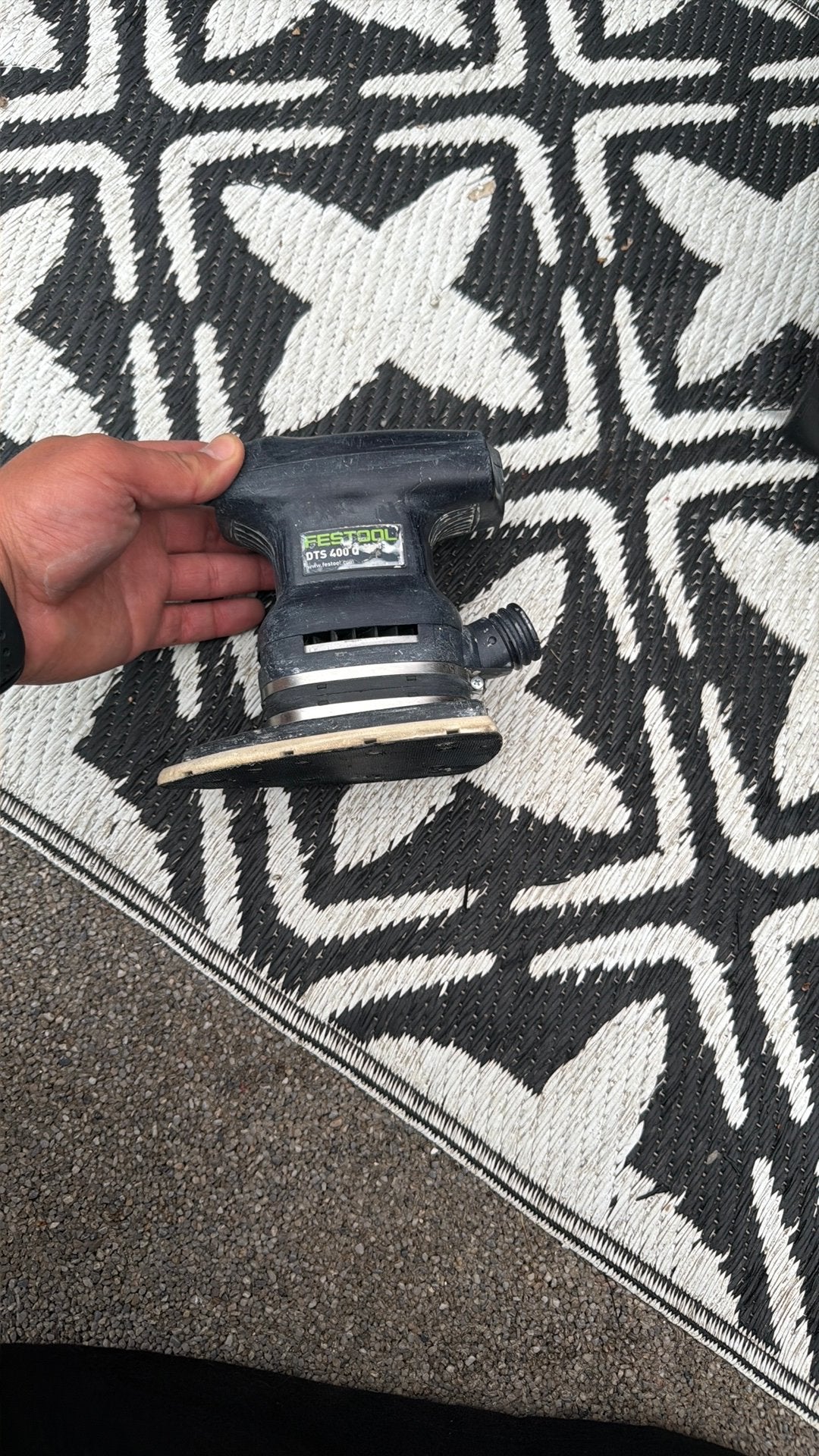 Festool DTS 400 Q schuurmachine, Ophalen of Verzenden, Zo goed als nieuw, 1200 watt of meer, Vlakschuurmachine
