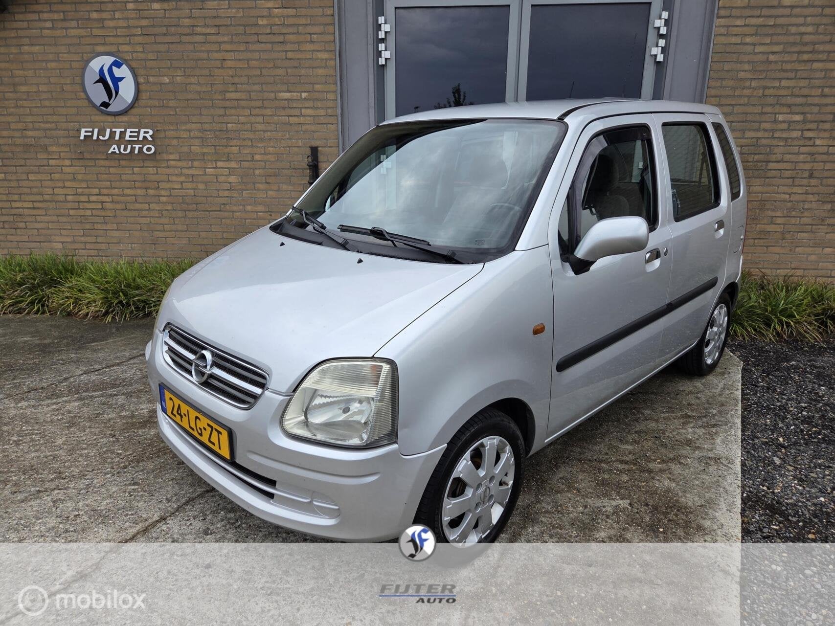 Opel Agila 1.2-16V Njoy 5Drs Airco, Voorwielaandrijving, Gebruikt, 31 €/maand, Met garantie (alle)