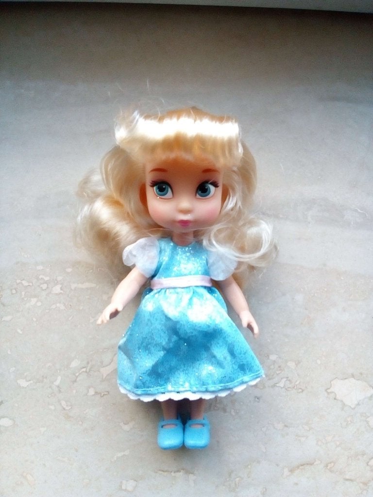 Disney - animator poppetje Assepoester blauwe jurk, Ophalen of Verzenden, Assepoester of Belle, Nieuw, Overige typen