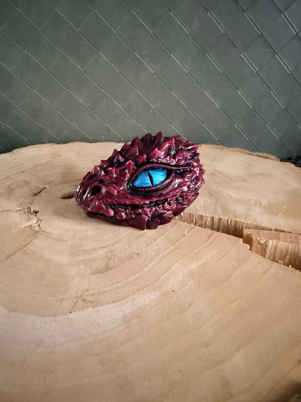 Drakenkop Middel. Handmade, Ophalen of Verzenden, Nieuw, Fantasy
