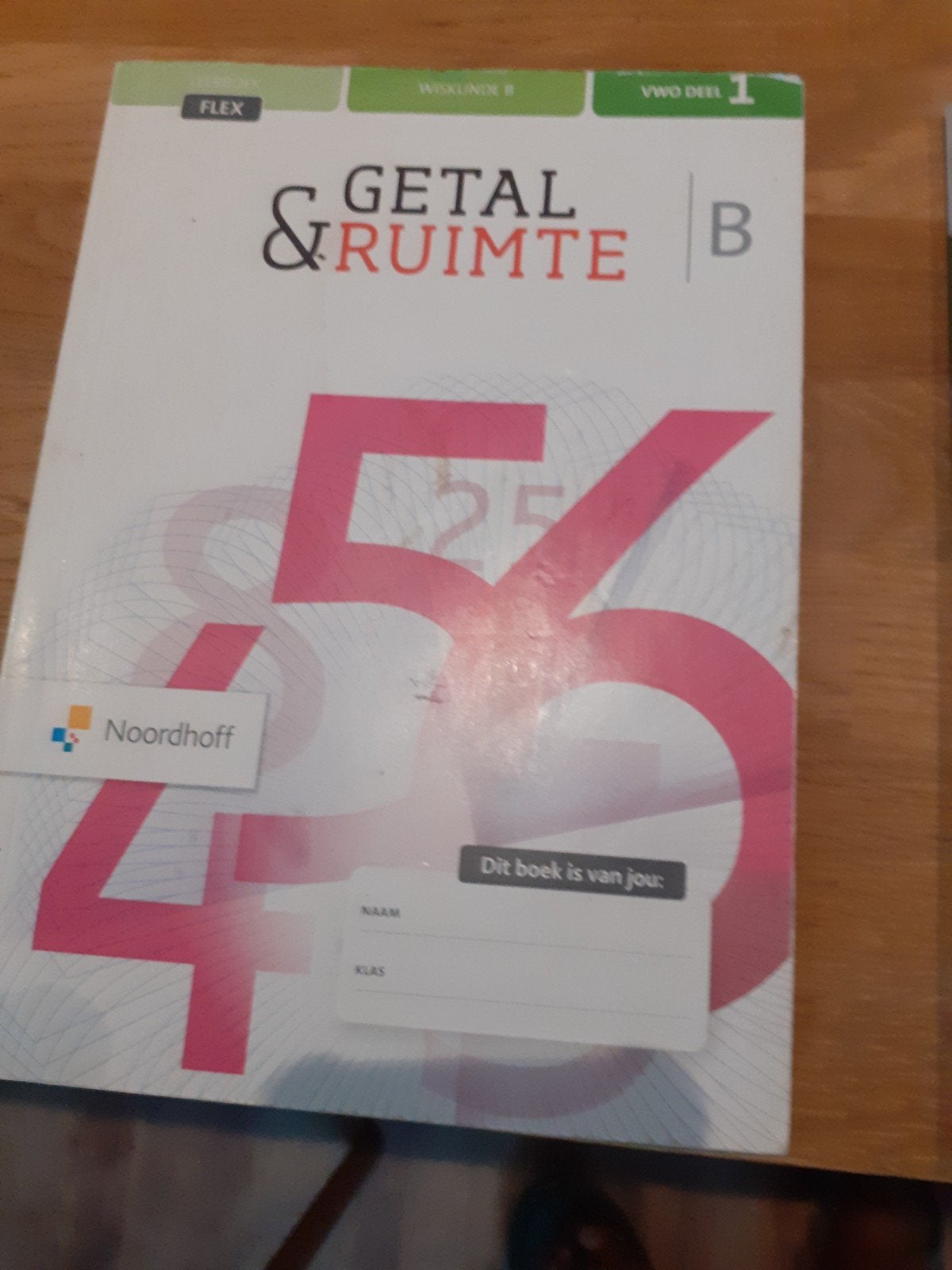 Wiskunde B VWO, delen 1, 2, 3 en 4., Boeken, Ophalen, Zo goed als nieuw, VWO
