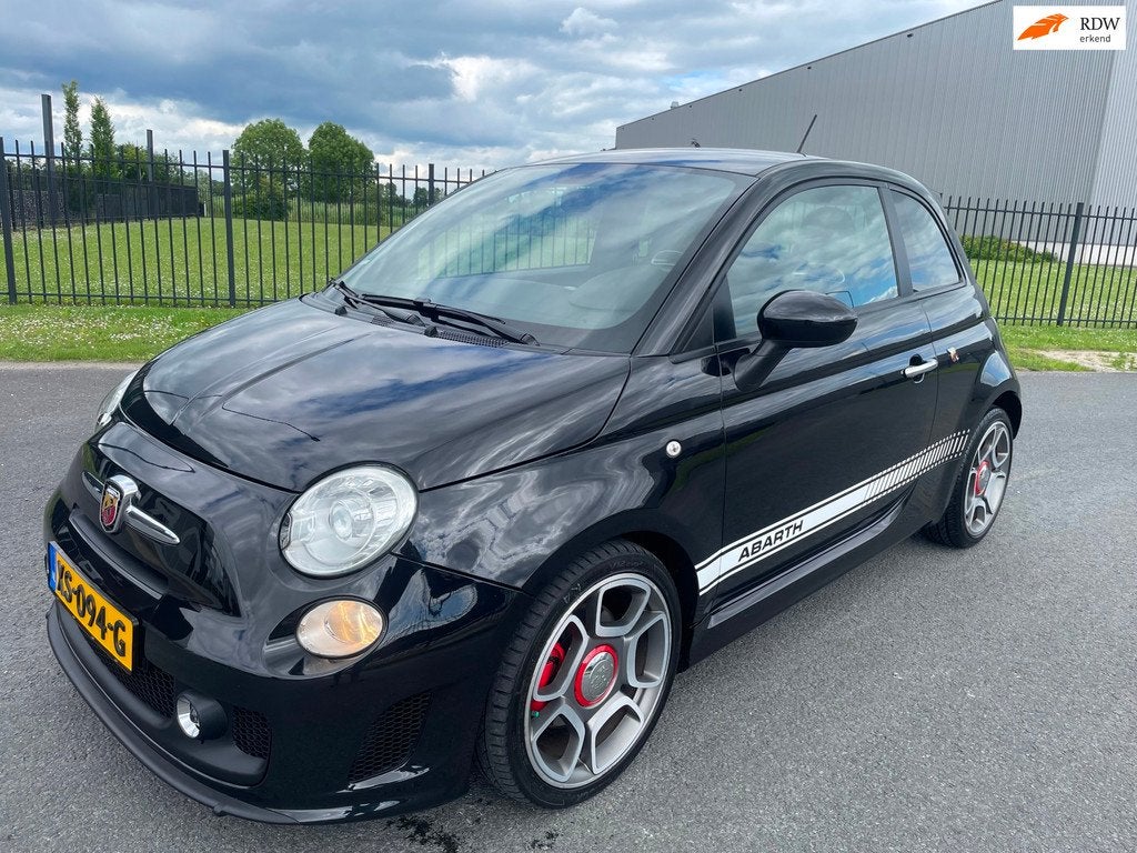 Fiat 500 1.4-16V Abarth|Bj 2012|Clima|135 PK|121000km!, Auto's, Fiat, Voorwielaandrijving, Euro 5, Zwart, 4 cilinders