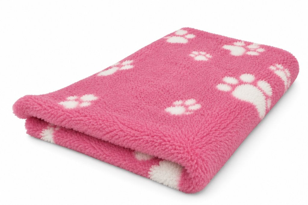 vetbed hondenpootjes roze, Dieren en Toebehoren, ., Nieuw, Ophalen of Verzenden, .