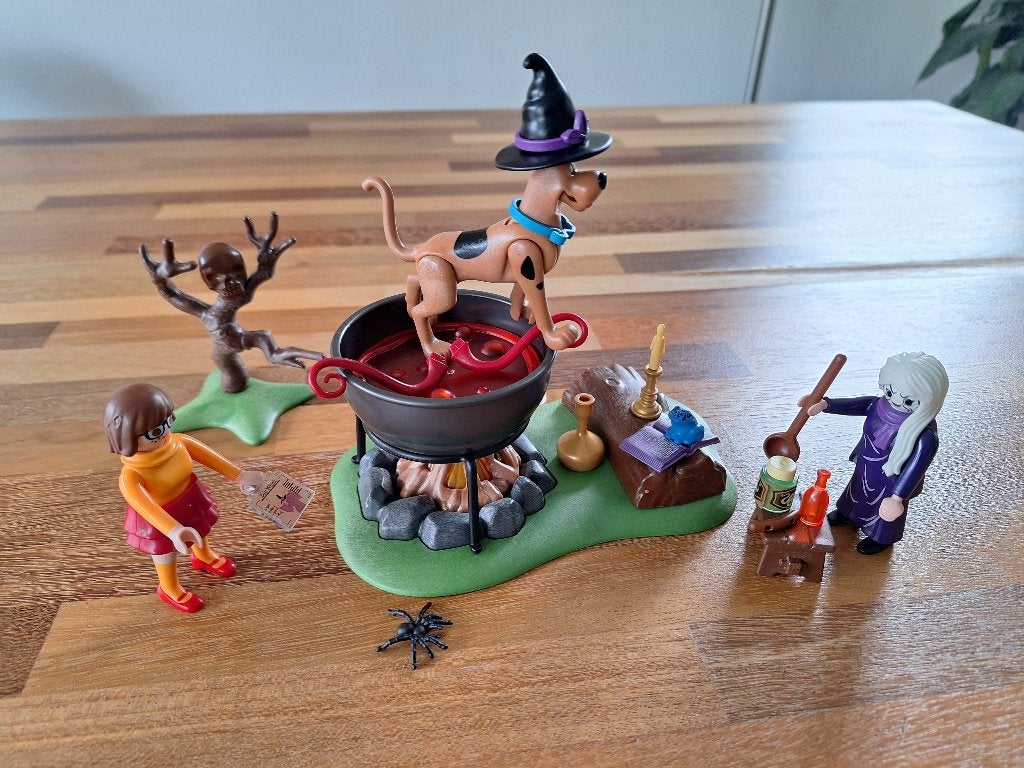 Playmobil - Scooby-Doo! In de Heksenketel, Gebruikt, Complete set, Overige typen, Ophalen of Verzenden