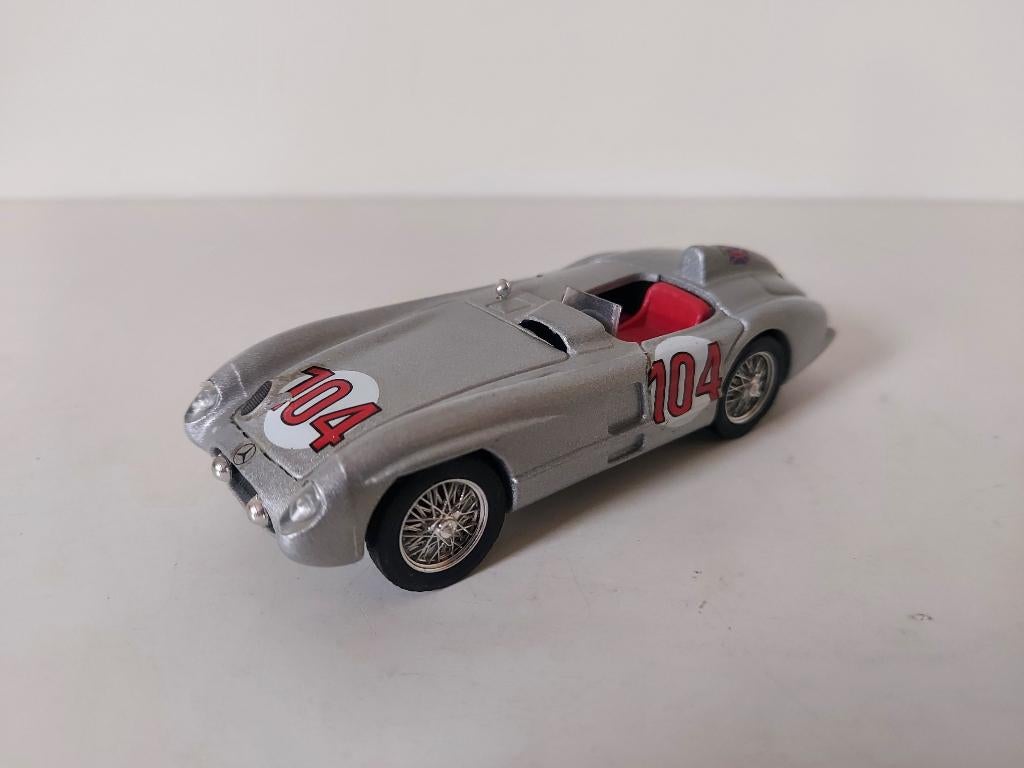 Brumm S034 Mercedes-Benz 300 SLR Targa Florio 1955, Ophalen of Verzenden, Zo goed als nieuw, Auto, Overige merken