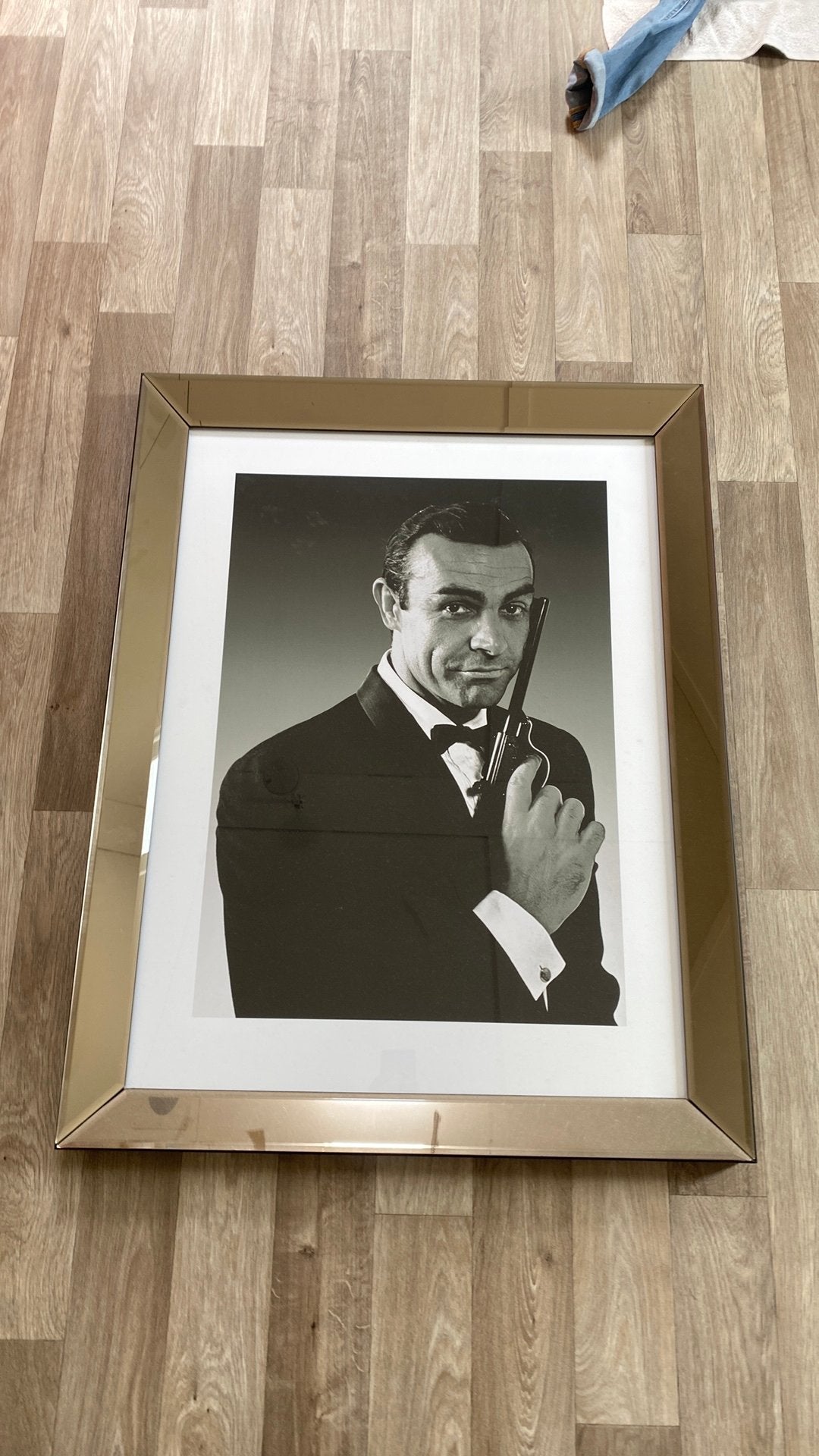 Spiegel lijst bronz poster Sean Connery als James Bond 007, Ophalen