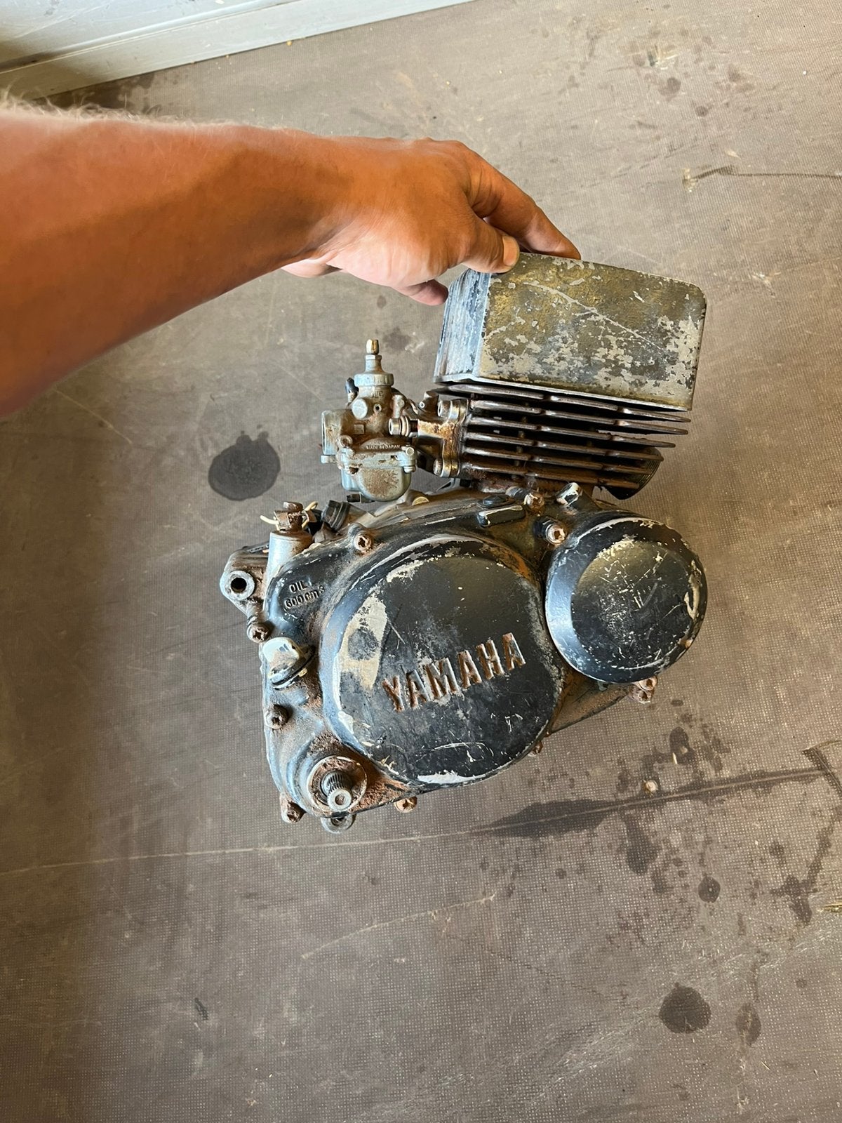 Yamaha rd50 / mx50 motorblok, Ophalen, Zo goed als nieuw, Blok, Yamaha