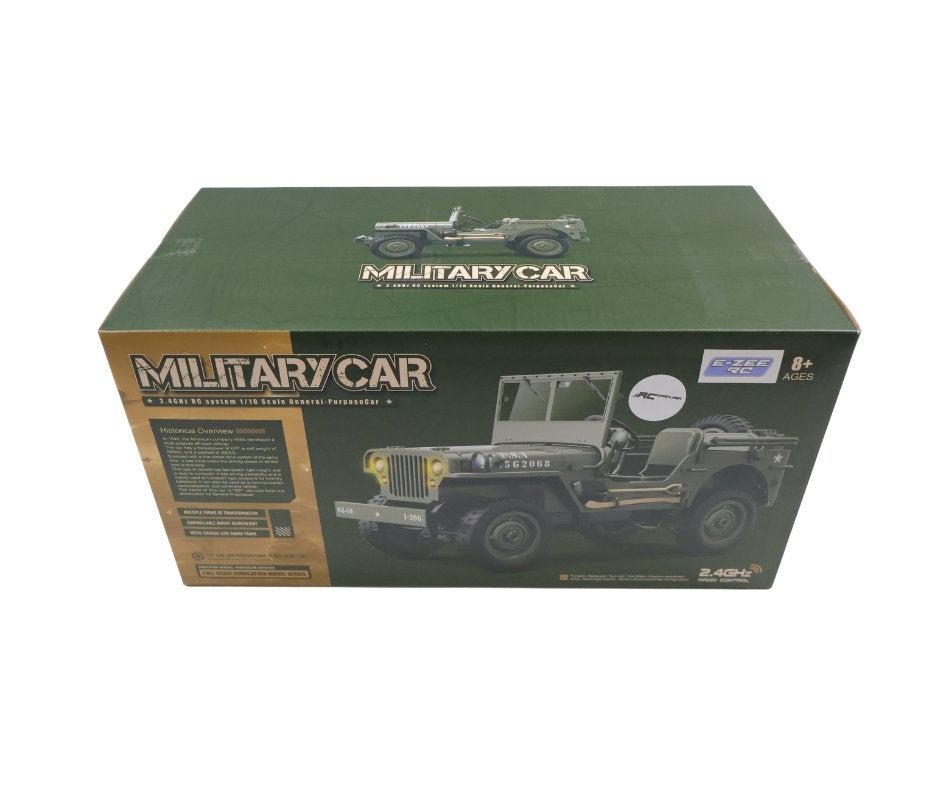 E-ZEE RC 1/10 4WD RC WILLYS JEEP w/LED LIGHTS EZ-G2068, Elektro, Auto offroad, Nieuw, Ophalen of Verzenden