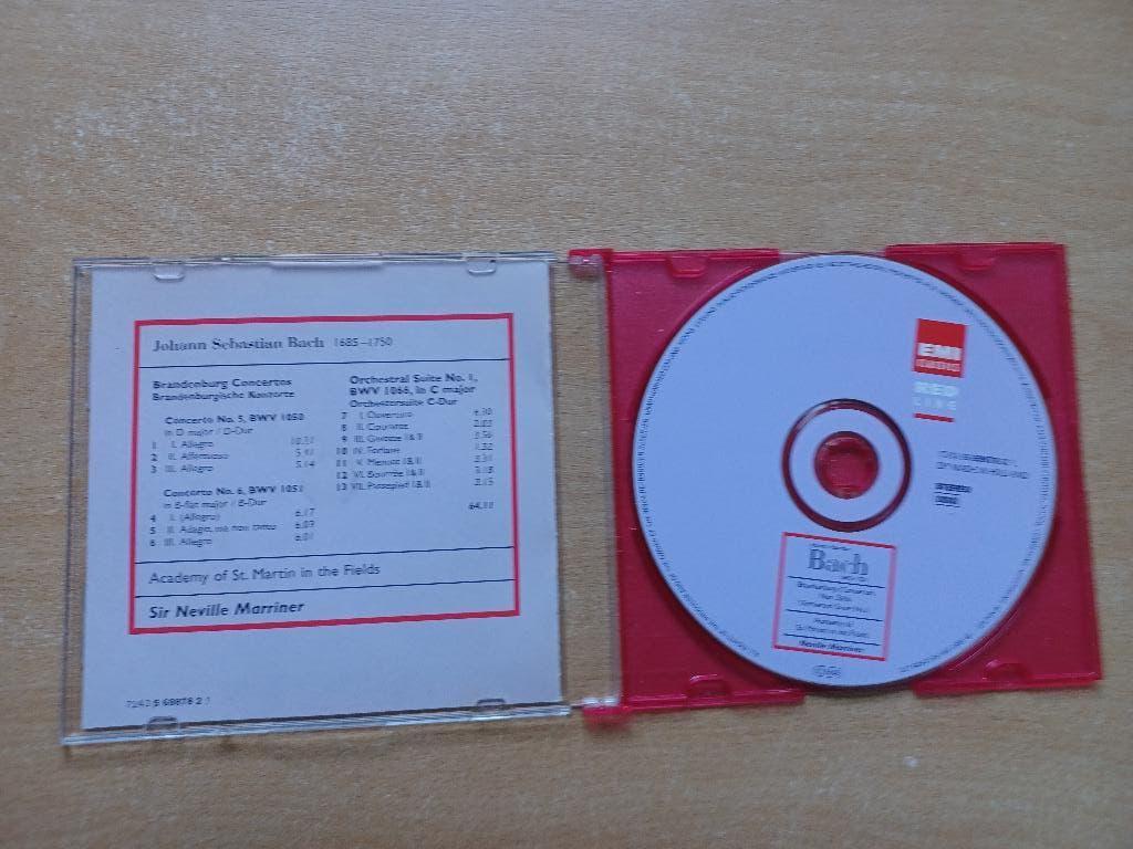 Johann Sebastian BACH  -  Sir Neville Marriner     CD, Ophalen of Verzenden, Barok, Gebruikt, Orkest of Ballet