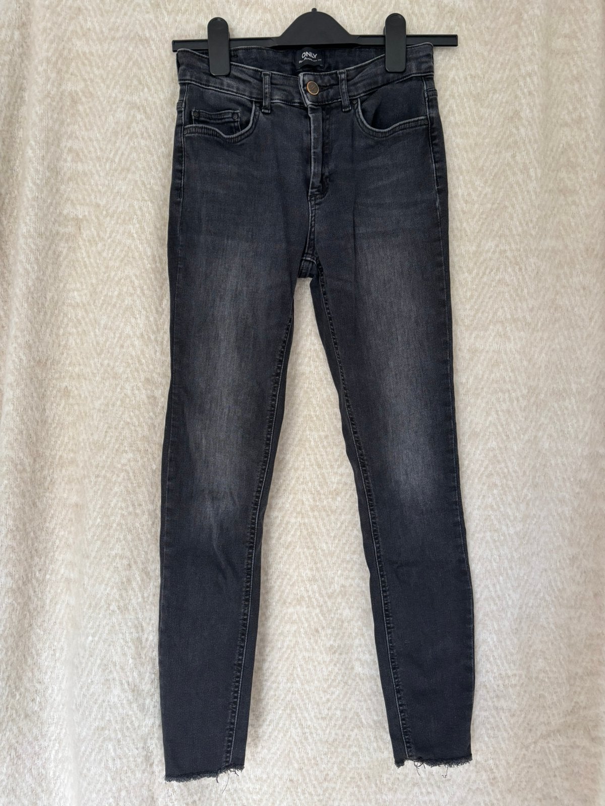 ONLY Blush Zwarte Skinny Jeans Denim, Ophalen of Verzenden, Gedragen, Zwart, Overige jeansmaten