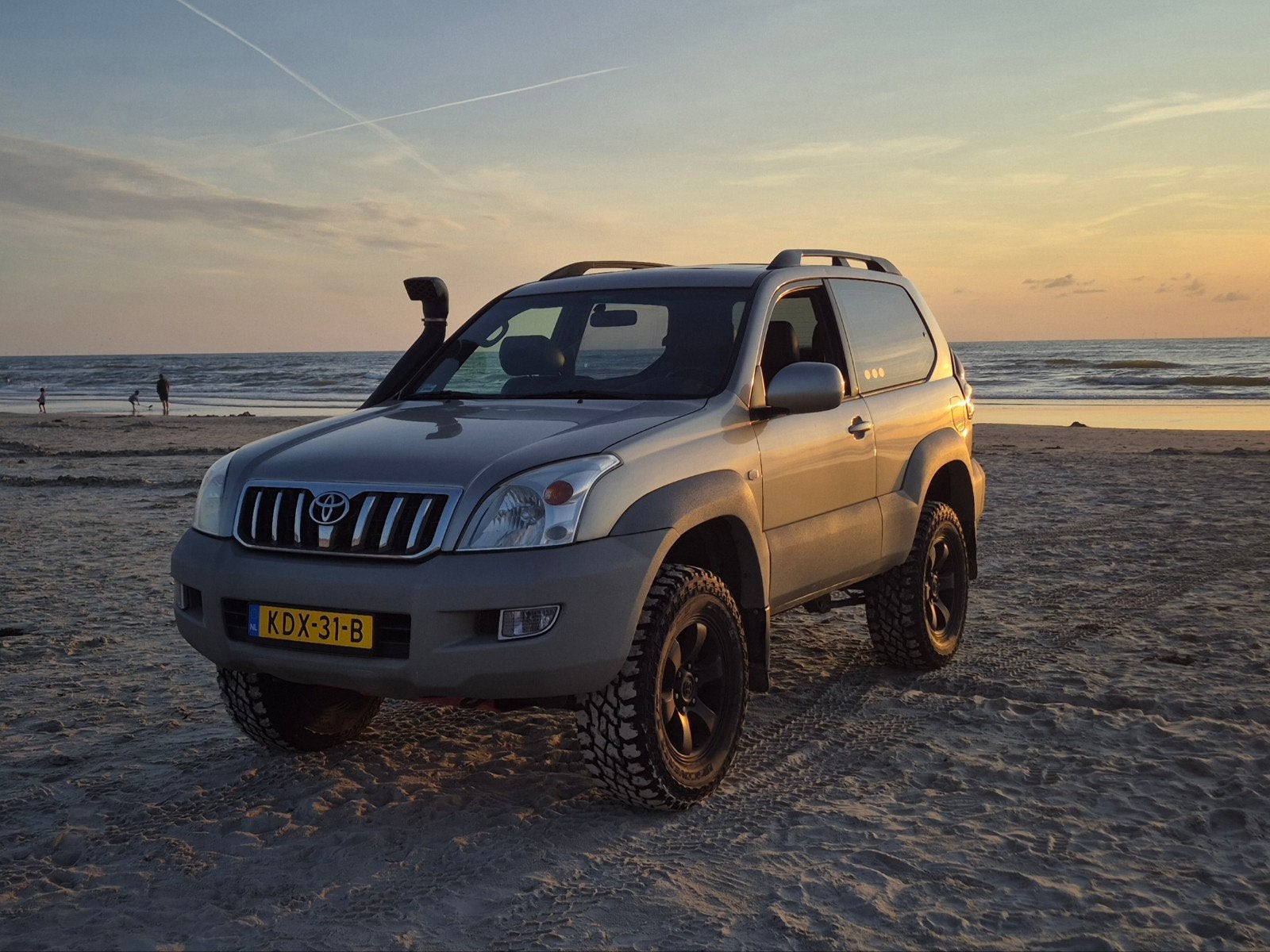 Toyota 2003 Grijs, Auto's, Automaat, 2800 kg, Leder, 1973 kg