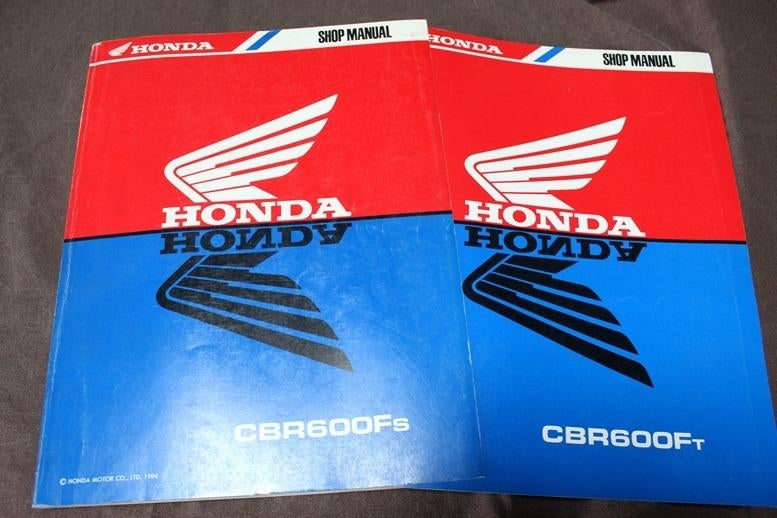 Honda CBR600 F 1994/1995 motorcycle shop manual CBR 600, Motoren, Handleidingen en Instructieboekjes, Honda, Ophalen of Verzenden