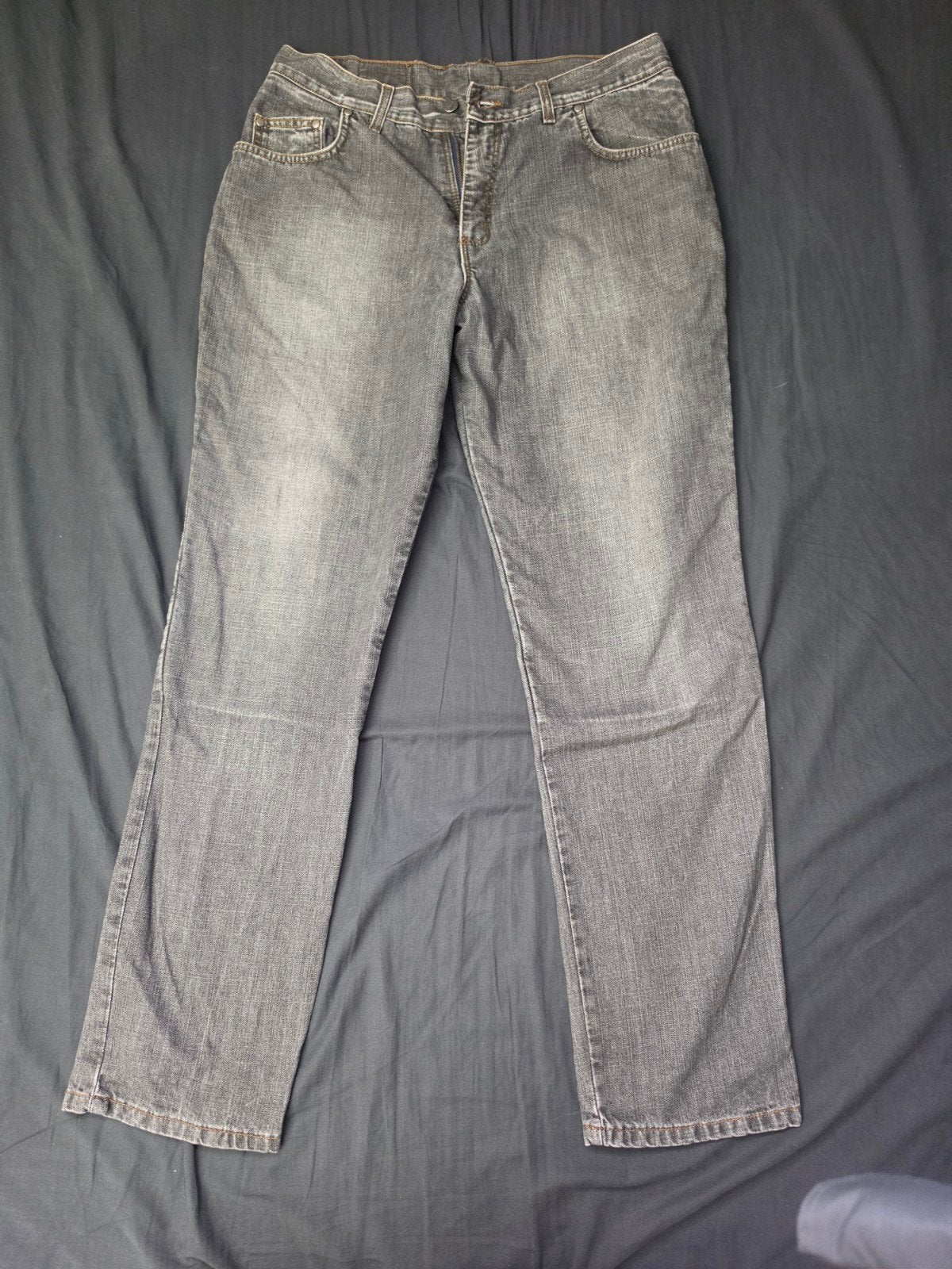 Ruta 340 Motorcycles Motorjeans Kevlar/Denim Grijs, Ophalen, Grijs, W32 (confectie 46) of kleiner