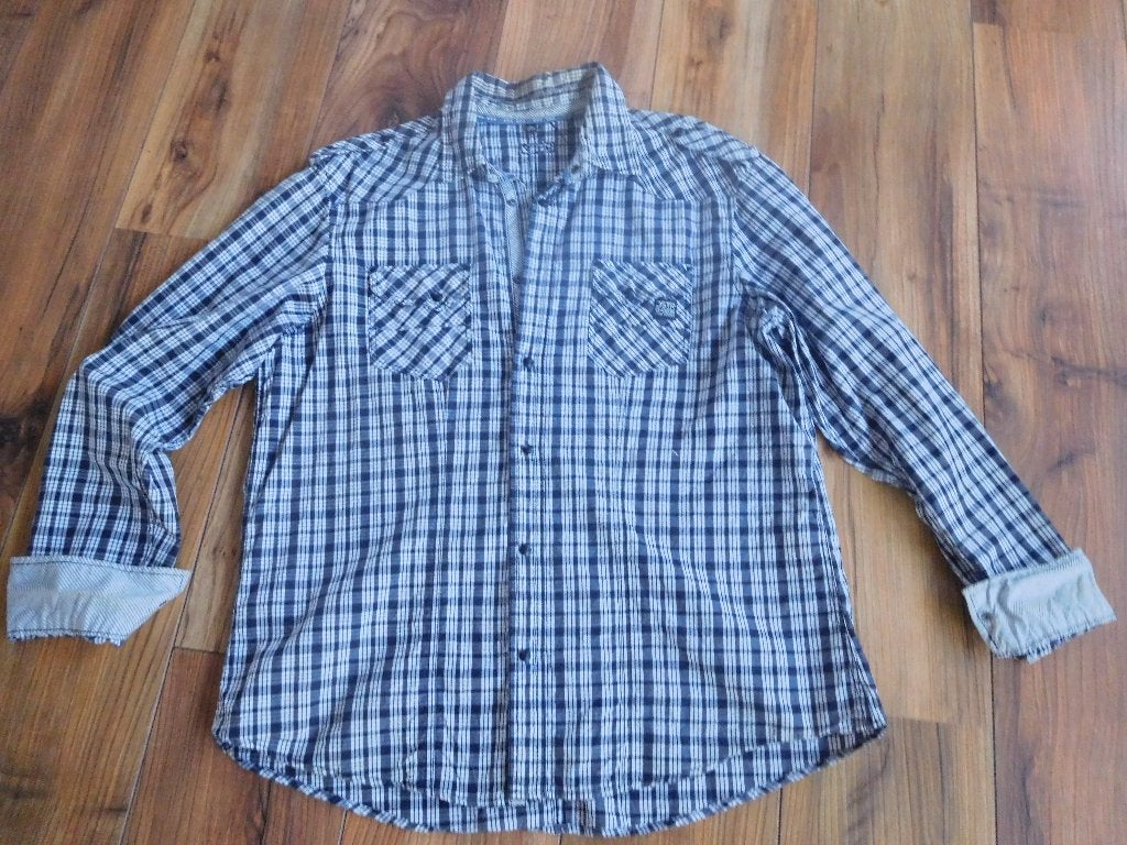 Herenblouse maat XL, Ophalen of Verzenden, Gedragen, Halswijdte 43/44 (XL)